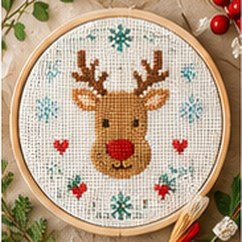 Christmas tree cross stitch pattern